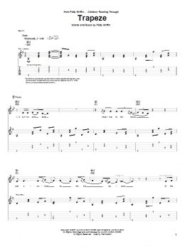 page one of Trapeze (Guitar Tab)