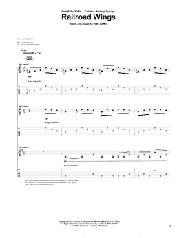 page one of Railroad Wings (Guitar Tab)