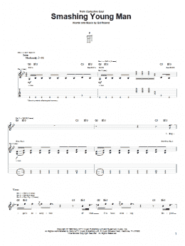 page one of Smashing Young Man (Guitar Tab)