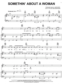 page one of Somethin' About A Woman (Piano, Vocal & Guitar Chords (Right-Hand Melody))