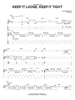 page one of Keep It Loose, Keep It Tight (Guitar Tab)