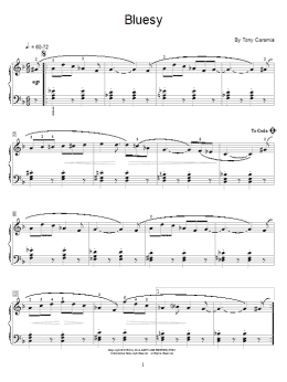 page one of Bluesy (Educational Piano)