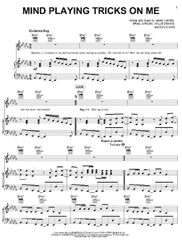 page one of Mind Playing Tricks On Me (Piano, Vocal & Guitar Chords (Right-Hand Melody))
