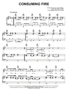 page one of Consuming Fire (Piano, Vocal & Guitar Chords (Right-Hand Melody))