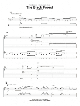 page one of The Black Forest (Guitar Tab)