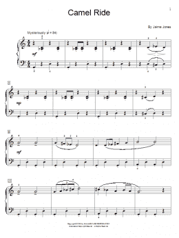 page one of Camel Ride (Educational Piano)