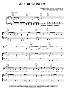 page one of All Around Me (Piano, Vocal & Guitar Chords (Right-Hand Melody))