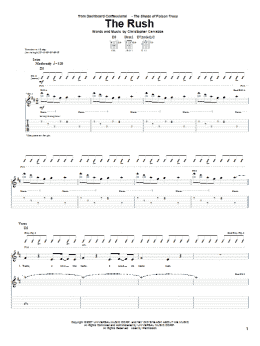 page one of The Rush (Guitar Tab)