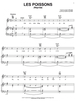 page one of Les Poissons (Reprise) (from The Little Mermaid: A Broadway Musical) (Piano, Vocal & Guitar Chords (Right-Hand Melody))