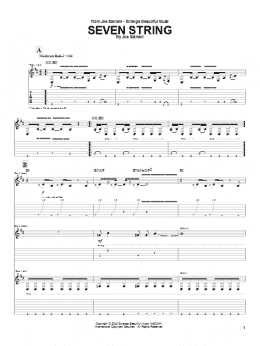 page one of Seven String (Guitar Tab)