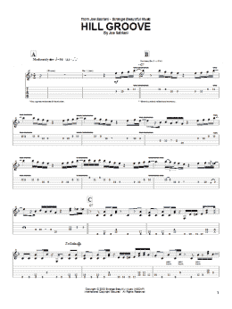 page one of Hill Groove (Guitar Tab)