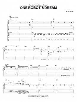 page one of One Robot's Dream (Guitar Tab)