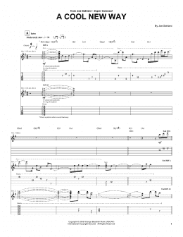 page one of A Cool New Way (Guitar Tab)
