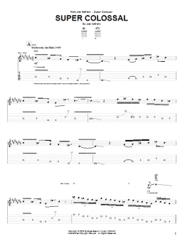 page one of Super Colossal (Guitar Tab)