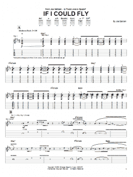 page one of If I Could Fly (Guitar Tab)