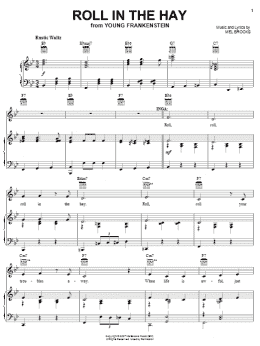 page one of Roll In The Hay (Piano, Vocal & Guitar Chords (Right-Hand Melody))