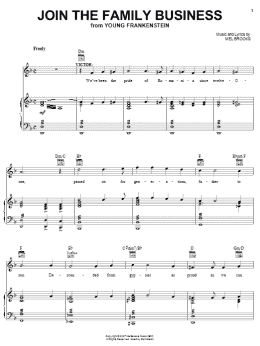 page one of Join The Family Business (Piano, Vocal & Guitar Chords (Right-Hand Melody))