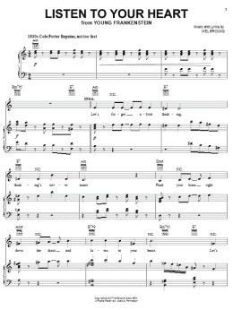 page one of Listen To Your Heart (Piano, Vocal & Guitar Chords (Right-Hand Melody))