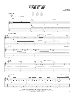 page one of Fire It Up (Guitar Tab)