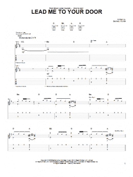 page one of Lead Me To Your Door (Guitar Tab)