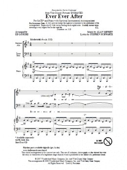 page one of Ever Ever After (from Enchanted) (arr. Ed Lojeski) (SATB Choir)