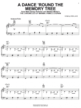 page one of A Dance 'Round The Memory Tree (Piano, Vocal & Guitar Chords (Right-Hand Melody))