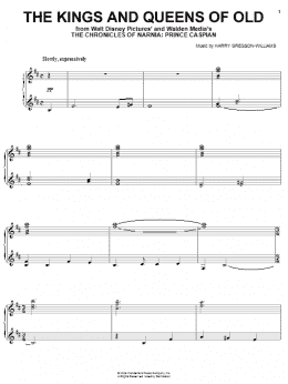page one of The Kings And Queens Of Old (Piano Solo)