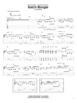 page one of Satch Boogie (Guitar Tab)