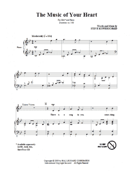 page one of The Music Of Your Heart (SSA Choir)