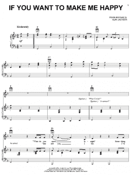 page one of If You Want To Make Me Happy (Piano, Vocal & Guitar Chords (Right-Hand Melody))