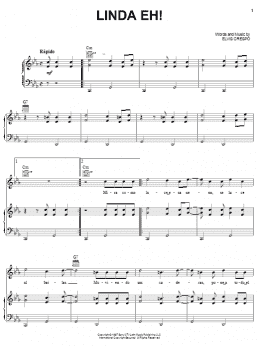 page one of Linda Eh! (Piano, Vocal & Guitar Chords (Right-Hand Melody))
