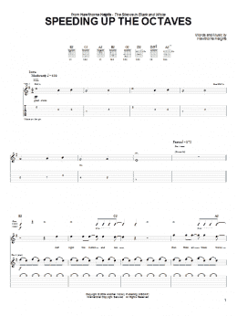 page one of Speeding Up The Octaves (Guitar Tab)