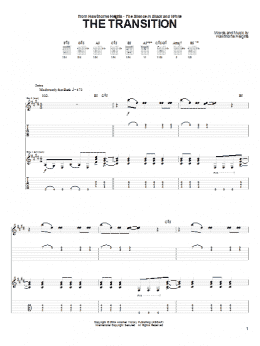 page one of The Transition (Guitar Tab)