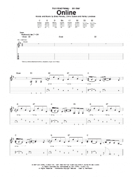 page one of Online (Guitar Tab)
