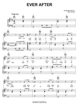 page one of Ever After (Piano, Vocal & Guitar Chords (Right-Hand Melody))