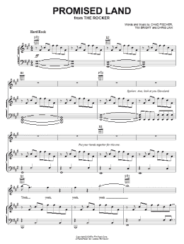 page one of Promised Land (Piano, Vocal & Guitar Chords (Right-Hand Melody))