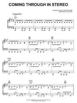 page one of Coming Through In Stereo (Piano, Vocal & Guitar Chords (Right-Hand Melody))