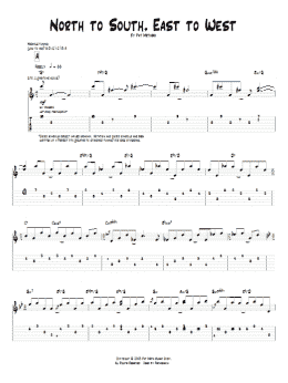 page one of North To South, East To West (Guitar Tab)