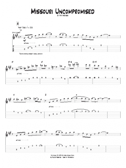 page one of Missouri Uncompromised (Guitar Tab)