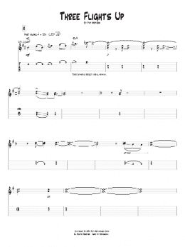 page one of Three Flights Up (Guitar Tab)