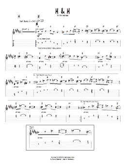 page one of H & H (Guitar Tab)