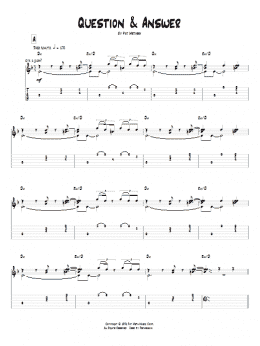 page one of Question & Answer (Guitar Tab)