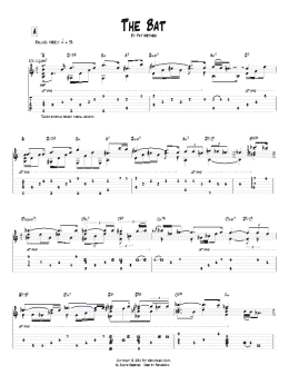 page one of The Bat (Guitar Tab)