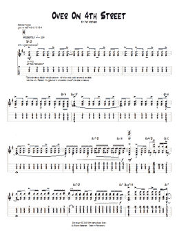 page one of Over On 4th Street (Guitar Tab)