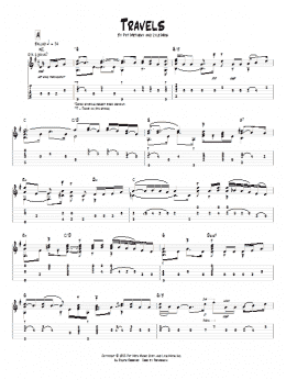 page one of Travels (Guitar Tab)
