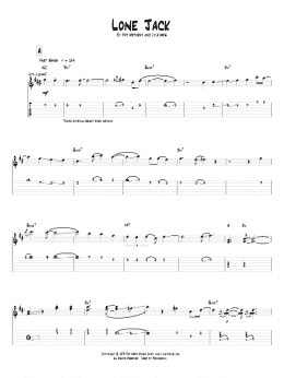 page one of Lone Jack (Guitar Tab)