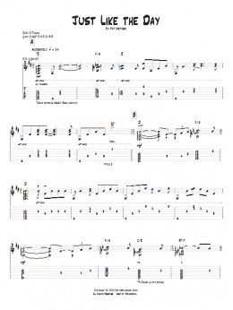 page one of Just Like The Day (Guitar Tab)