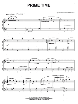 page one of Prime Time (Piano Solo)