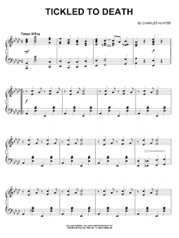 page one of Tickled To Death (Piano Solo)