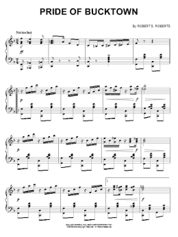 page one of Pride Of Bucktown (Piano Solo)